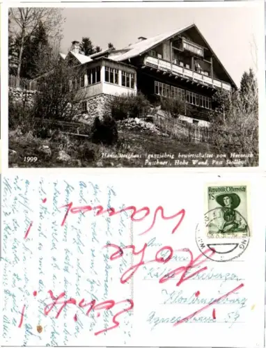 68434,Hanselsteighaus b. Hohe Wand Stollhof