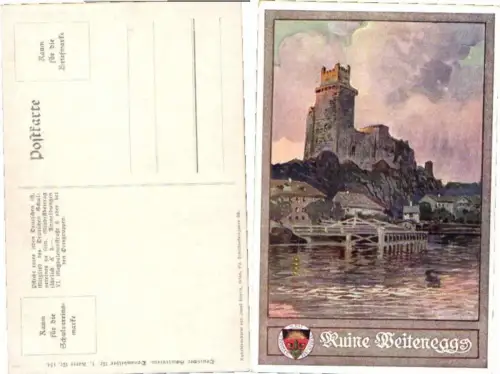 68501,DT Schulverein 134 Ruine Weitenegg Wachau