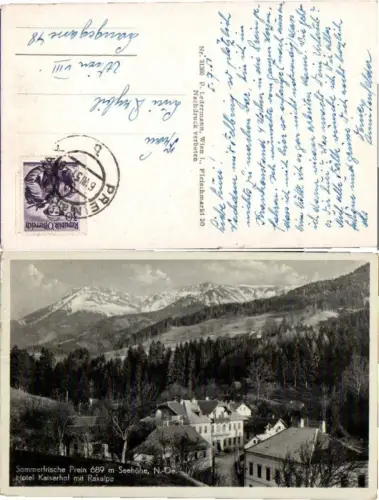 68511,Sommerfrische Prein Hotel Kaiserhof m. Rax