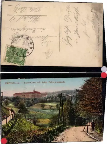 68517,Pressbaum Linke Bahnpromenade Wegpartie 1912