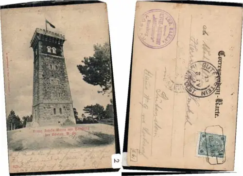 68578,FRanz Josefs Warte Harzberg b. Vöslau pub Ledermann 829