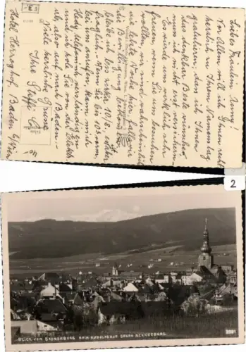 68600,Blick v. Badnerberg Baden b. Rudolfshof 1940