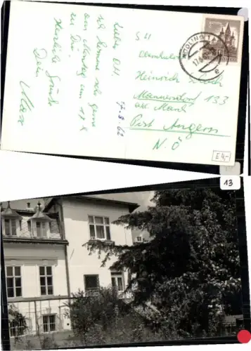 68604,Fotokarte Mödling bei Wien Pension Hausansicht