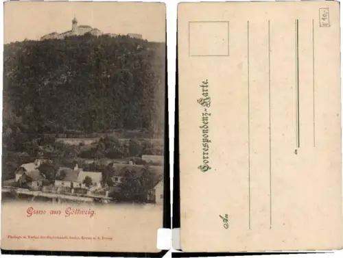 68637,Gruss aus Göttweig Furth pub Saska 1905