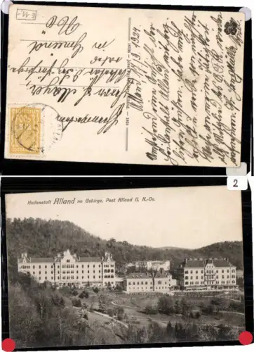 68645,Alland im Gebirge Partie um 1924