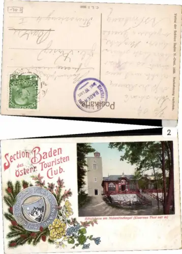 68651,Litho Schutzhaus Lindkogel Baden Mödling Eisernes Thor