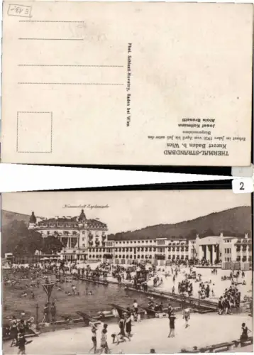 68652,Baden bei Wien Thermalbad 1926