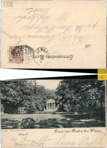 68661,Gruss aus Baden bei Wien Curpark pub Deutsch 207