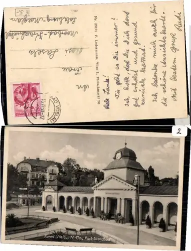 68673,Vöslau Park Strandbad 1950