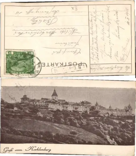 68682,Gruss v. Kahlenberg Leopoldsberg Wien