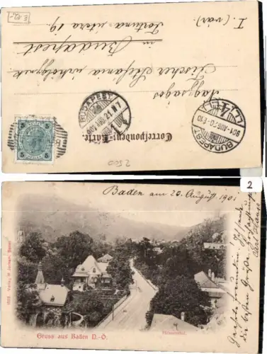 68684,Gruss aus Baden b. Wien Helenenthal 1900
