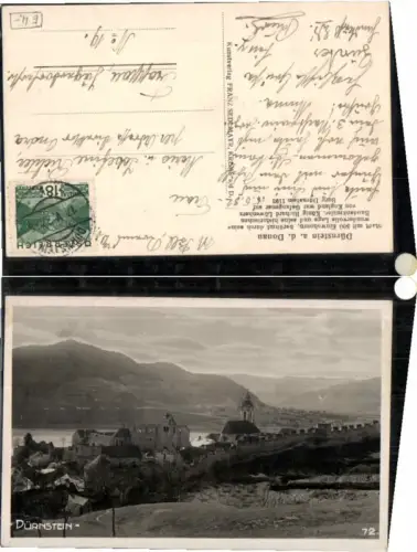68693,Dürnstein i.d. Wachau RARE Partie zum Ort 1930