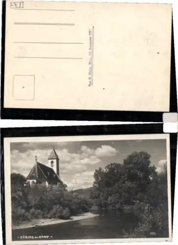 68709,Zöbing am Kamp Partie im Ort 1930