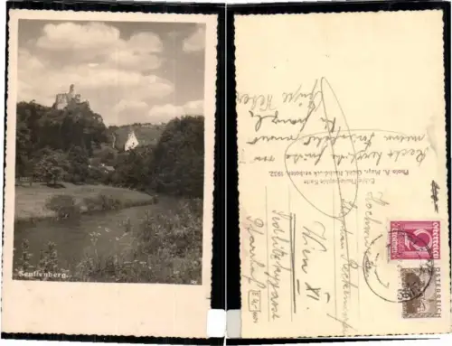 68711,Fotokarte Senftenberg bei Krems Partie 1932