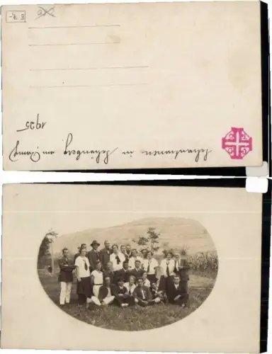 68713,RARE FotoAK Schauturnen in Schönberg am Kamp 1925