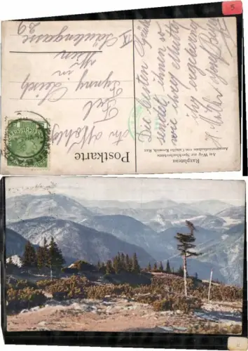 68738,Raxplateau Rax bei Reichenau Künstlerkarte