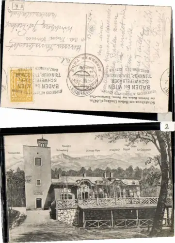 68802,Mödling b. Baden Hoher Lindkogel Schutzhaus