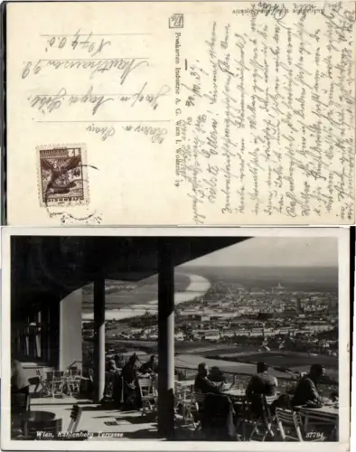 69353,Terrasse Kahlenberg Leopoldsberg b. Wien