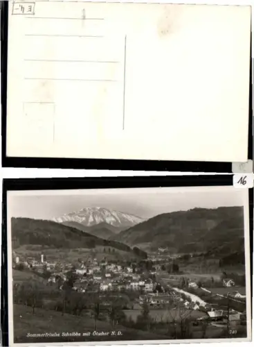 69370,Sommerfrische Scheibbs m. Ötscher 1935