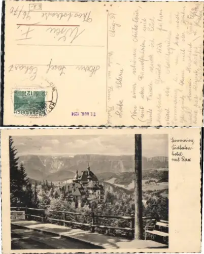 69412,Semmering Südbahnhotel m. Rax 1934