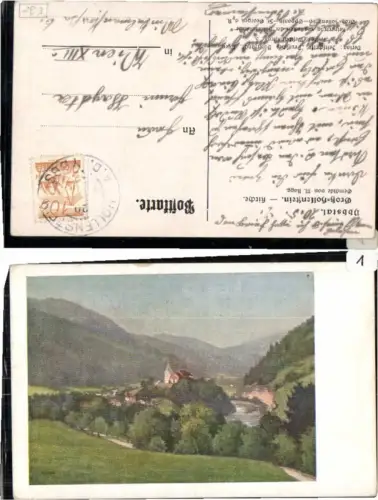 69442,Ybbstal Groß Hollenstein Kirche M. Ragg sign.