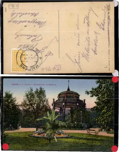 69580,Krems a.d. Donau Musikpavillon Stadtpark pub Saska 2566