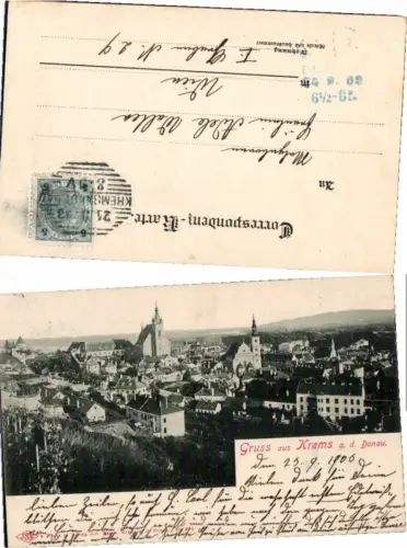 69878,Krems a.d. Donau pub Saska 295 um 1900