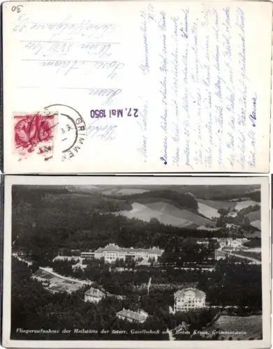 71597,Fliegeraufnahme Grimmenstein Semmering Reichenau