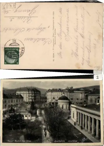 71606,Baden b. Wien Josefsbad Josefsplatz Ledermann 23599