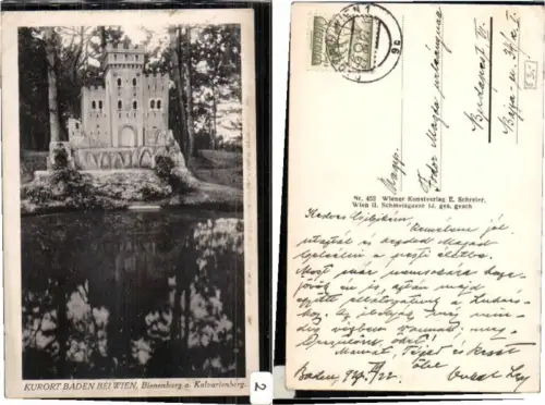 71623,Baden b. Wien Bienenburg Kalvarienberg