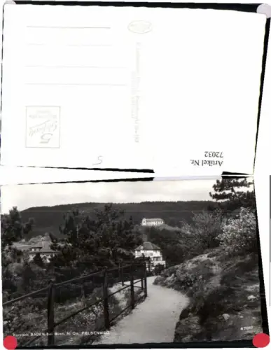 72032,Baden b. Wien Felsenweg Ledermann 47017