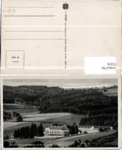 72218,Sommerfrische Kasten Dörfl Heim 1942