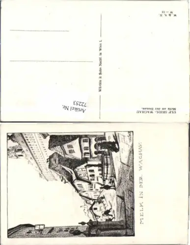 72253,Melk i.d. Wachau Strassenpartie Ulf Seidl sign.