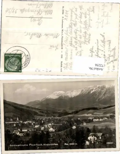 72256,Sommerfrische Payerbach Rax Ledermann 22554