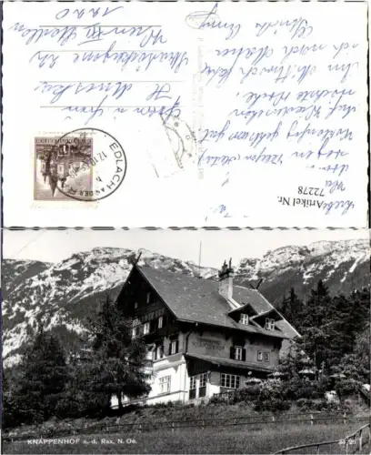 72278,Knappenhof a.d. Rax Edlach Reichenau
