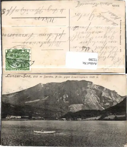 72280,Lunzersee Lunz am See Bootspartie Ledermann 10025