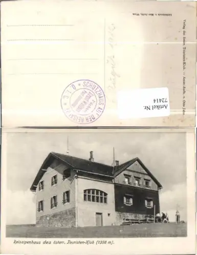 72414,Reisalpenhaus Reisalpe b. Hohenberg Lilienfeld Hainfeld