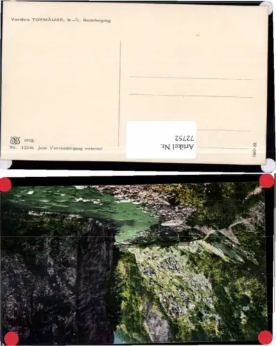 72752,Vordere Tormäuer b. Gaming Nestelbergsteig Ötschergräben