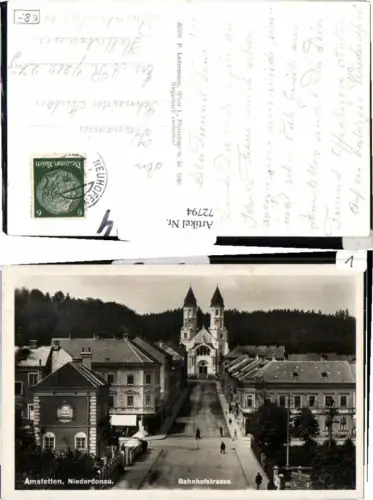72794,Amstetten Bahnhofstrasse 1940 Ledermann 30370