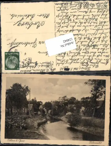 124042,Tettens b. Jever Wangerland Friesland Detailpartie 1940