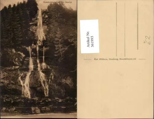 361993,Romkerwasserfall Wasserfall im Okertal b. Romkerhalle