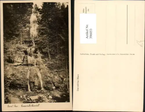 396053,Okertal im Harz Romkerhaller Wasserfall b. Goslar