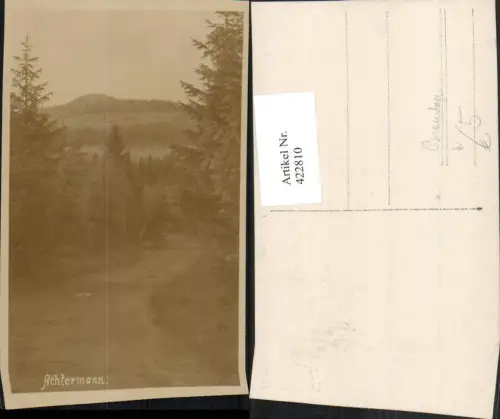 422810,Foto AK Achtermann b. Braunlage Wegpartie