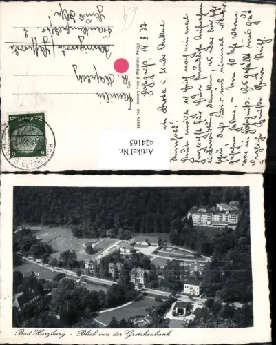 424165,Bad Harzburg Blick von d. Gretchenbank