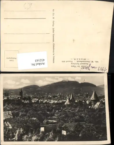 432163,Goslar im Harz Teilansicht m. Berghotel Steinberg