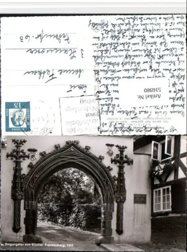 516980,Goslar am Harz Kloster Frankenberg Eingangstor Tor