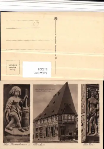 517278,Goslar Brusttuch Butterhanne Eva Mehrbildkarte