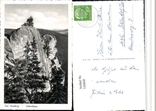 518458,Bad Harzburg Rabenklippe Klippe Felsen