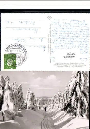 523294,Hahnenklee Bockswiese bei Goslar Oberharz Wanderweg langlaufen