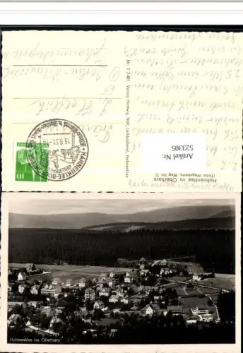 523305,Hahnenklee Bockswiese bei Goslar Oberharz Thöls Wegekarte Weg 7